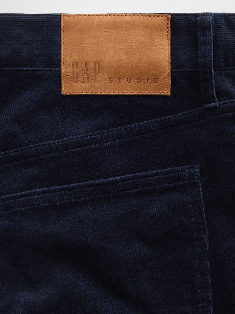 GapStudio Blue Corduroy Bootcut Trousers - Image 5 of 5
