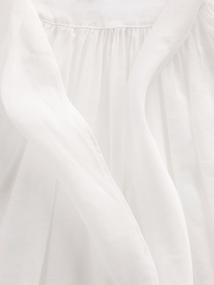 GapStudio White Sheer Bow Shirt - Image 4 of 4