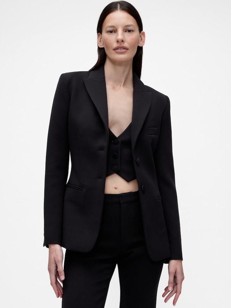 GapStudio Black Tailored Blazer - Image 1 of 5