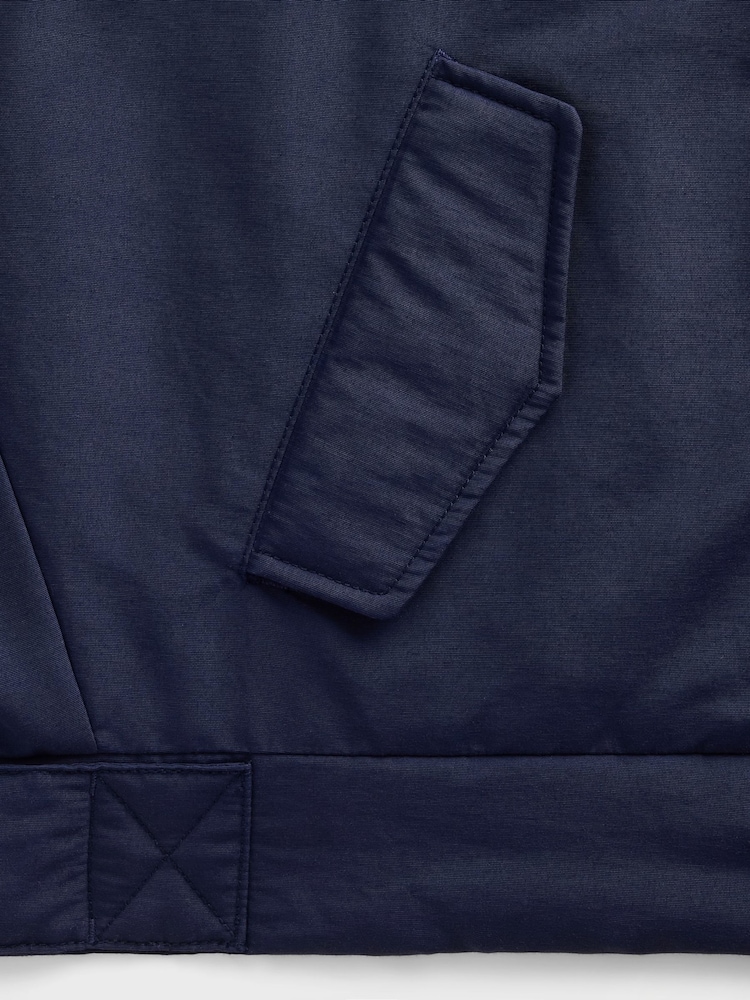 GapStudio Blue Faux Fur-Lined Crop Bomber Jacket - Image 6 of 6 GapStudio Blue Faux Fur-Lined Crop Bomber Jacket - Image 6 of 6