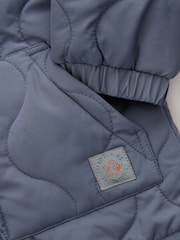 Grey Quilted Jacket (3mths-7yrs) - Image 4 of 5