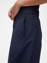 GapStudio Blue High Waisted Barrel Trousers - Image 6 of 7
