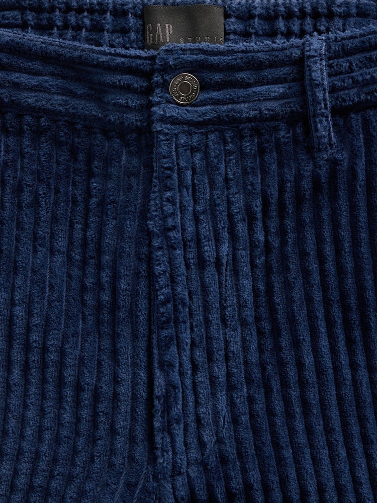 GapStudio Blue Corduroy Baggy Trousers - Image 5 of 5