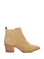 Dune London Natural Parlure Ankle Boots - Image 1 of 5