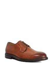 Dune London Brown Siril Derby Shoes - Image 2 of 5
