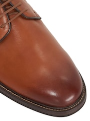 Dune London Brown Siril Derby Shoes - Image 5 of 5