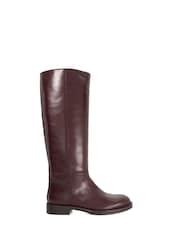 Dune London Red Tova Knee High Boots - Image 2 of 6