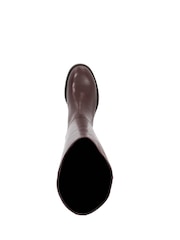 Dune London Red Tova Knee High Boots - Image 5 of 6