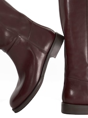 Dune London Red Tova Knee High Boots - Image 6 of 6