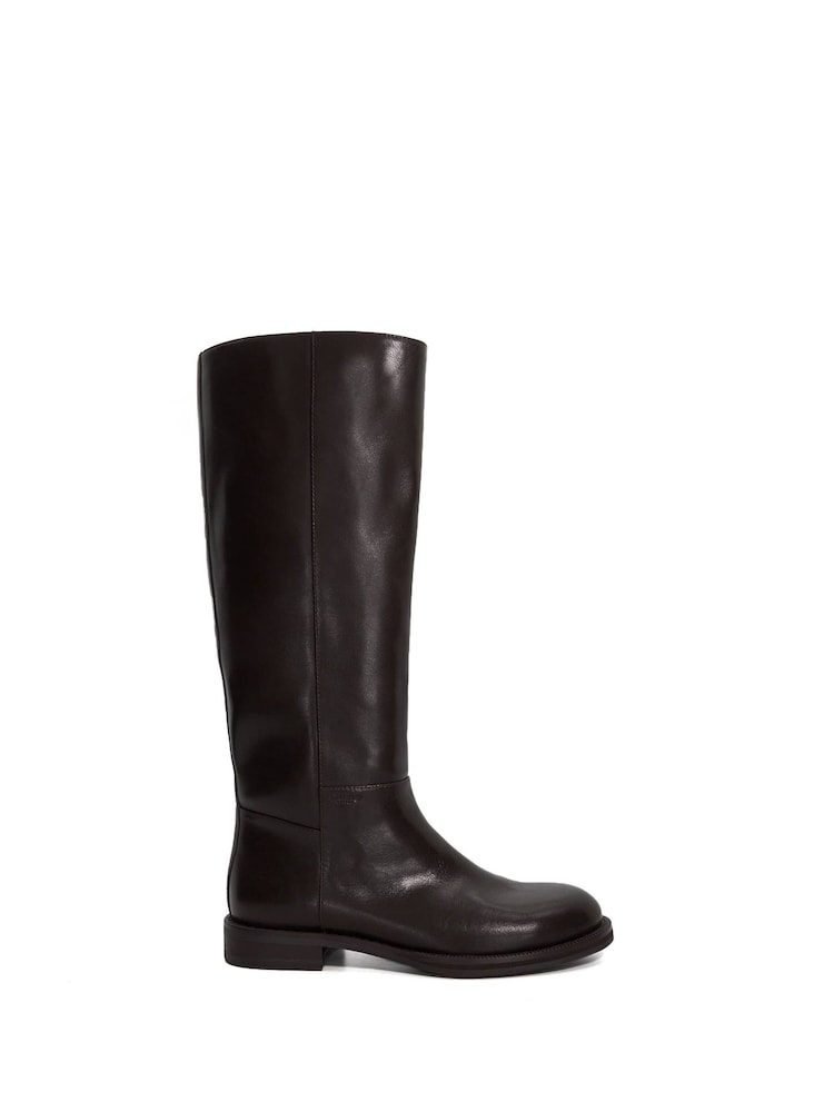 Dune London Brown Tova Knee High Boots - Image 2 of 6