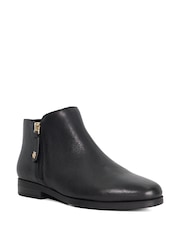 Dune London Black Poleyn Ankle Boots - Image 3 of 6
