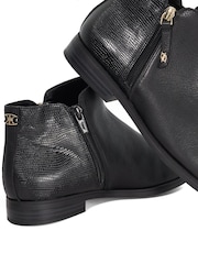 Dune London Black Poleyn Ankle Boots - Image 6 of 6