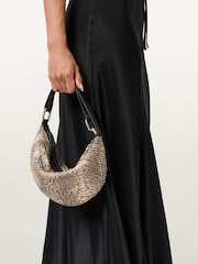 AllSaints White Luna Micro Snake Bag - Image 1 of 6