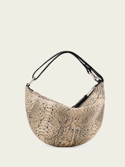 AllSaints White Luna Micro Snake Bag - Image 4 of 6