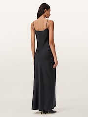 AllSaints Black Juno Dress - Image 5 of 8