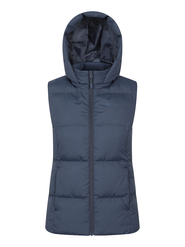 Mountain Warehouse Grey Astral II Womens Water-Resistant Padded Gilet - Image 1 of 8 Mountain Warehouse Grey Astral II Womens Water-Resistant Padded Gilet - Image 1 of 8