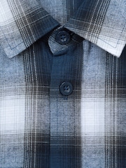 Mountain Warehouse Light Blue Trace Mens Flannel Long Sleeve Shirt - Image 6 of 6