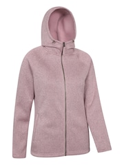 Rosa - Sudadera con capucha y cremallera de mujer Nevis de Mountain Warehouse - Imagen 2 de 5