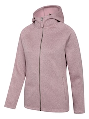 Rosa - Sudadera con capucha y cremallera de mujer Nevis de Mountain Warehouse - Imagen 3 de 5