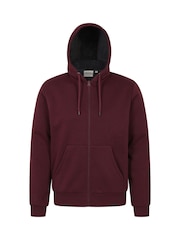 Mountain Warehouse Purple Dalton Mens Borg Lined Hoodie - Image 1 of 6