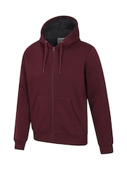 Mountain Warehouse Purple Dalton Mens Borg Lined Hoodie - Image 4 of 6