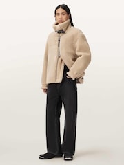 AllSaints Vernon Shearling Jacket - Imagen 3 de 5