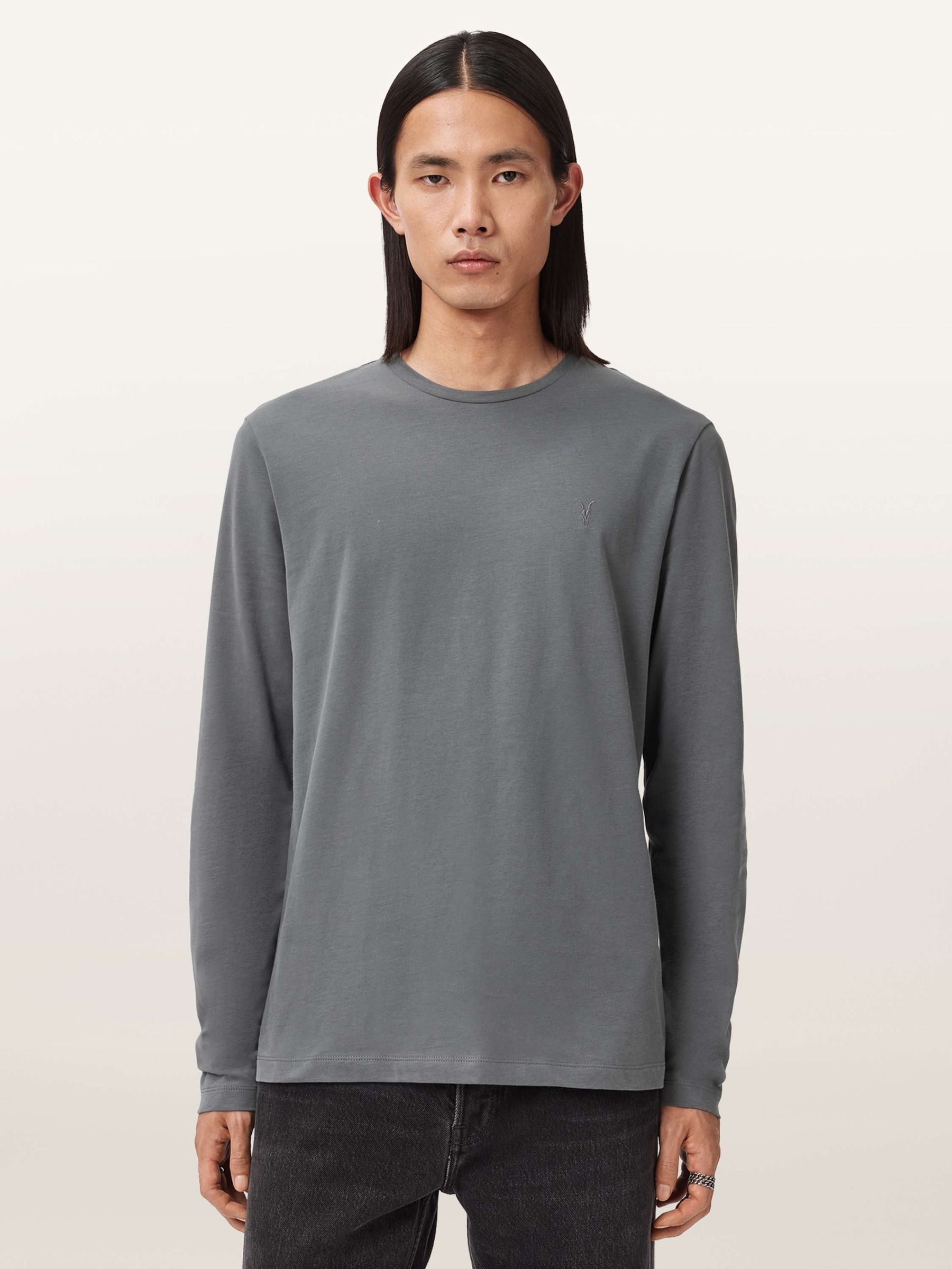 Buy AllSaints Ash Grey Brace Short Sleeve T-Shirt from Next USA