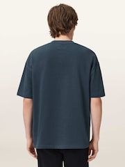 AllSaints Blue Haven Short Sleeve Crew T-Shirt - Image 2 of 8