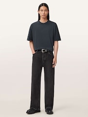 AllSaints Black Cole Short Sleeve Crew Neck T-Shirt - Image 4 of 9