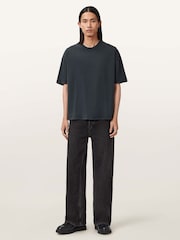 AllSaints Black Cole Short Sleeve Crew Neck T-Shirt - Image 5 of 9