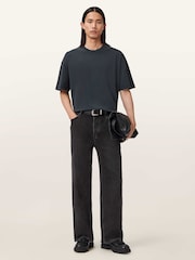 AllSaints Black Cole Short Sleeve Crew Neck T-Shirt - Image 6 of 9