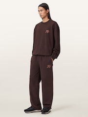 AllSaints Brown Icon Trousers - Image 6 of 8