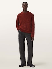 Rojo - AllSaints Myles Crew Jumper - Imagen 3 de 8