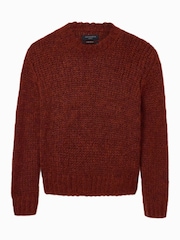 Rojo - AllSaints Myles Crew Jumper - Imagen 8 de 8