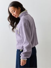 Columbia Purple Helvetia™ II Cropped Half Snap Fleece - Image 3 of 5