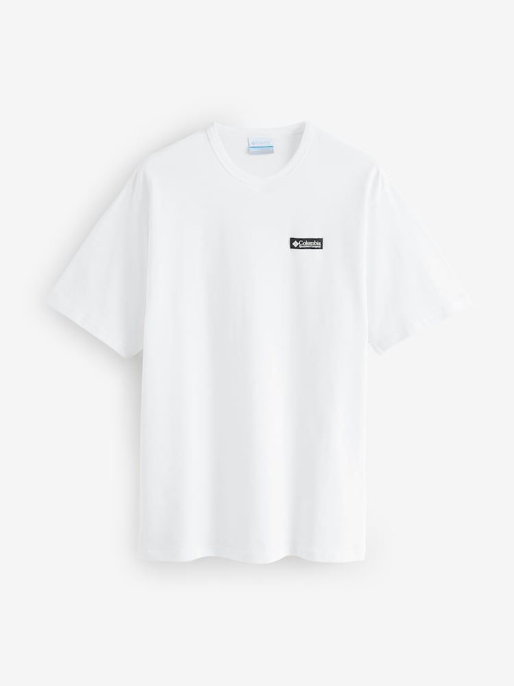 Columbia White CSC™ Heavyweight Back Graphic T-Shirt - Image 1 of 2
