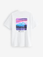 Columbia White CSC™ Heavyweight Back Graphic T-Shirt - Image 6 of 6