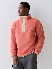 Columbia Bright Red Helvetia II Half Snap Fleece - Image 1 of 4