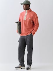 Columbia Bright Red Helvetia II Half Snap Fleece - Image 2 of 4