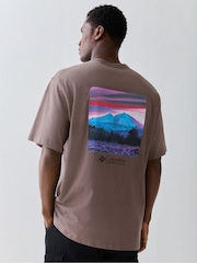 Columbia Purple CSC™ Heavyweight Back Graphic T-Shirt - Image 1 of 5