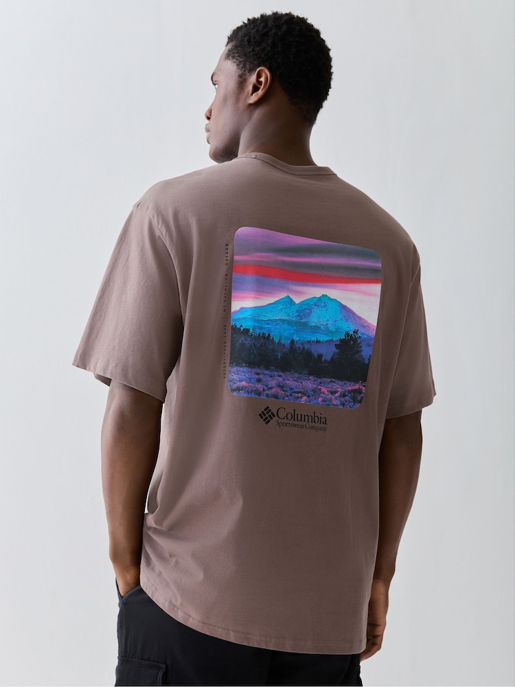 Columbia Purple CSC™ Heavyweight Back Graphic T-Shirt - Image 1 of 5