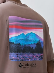 Columbia Purple CSC™ Heavyweight Back Graphic T-Shirt - Image 5 of 5