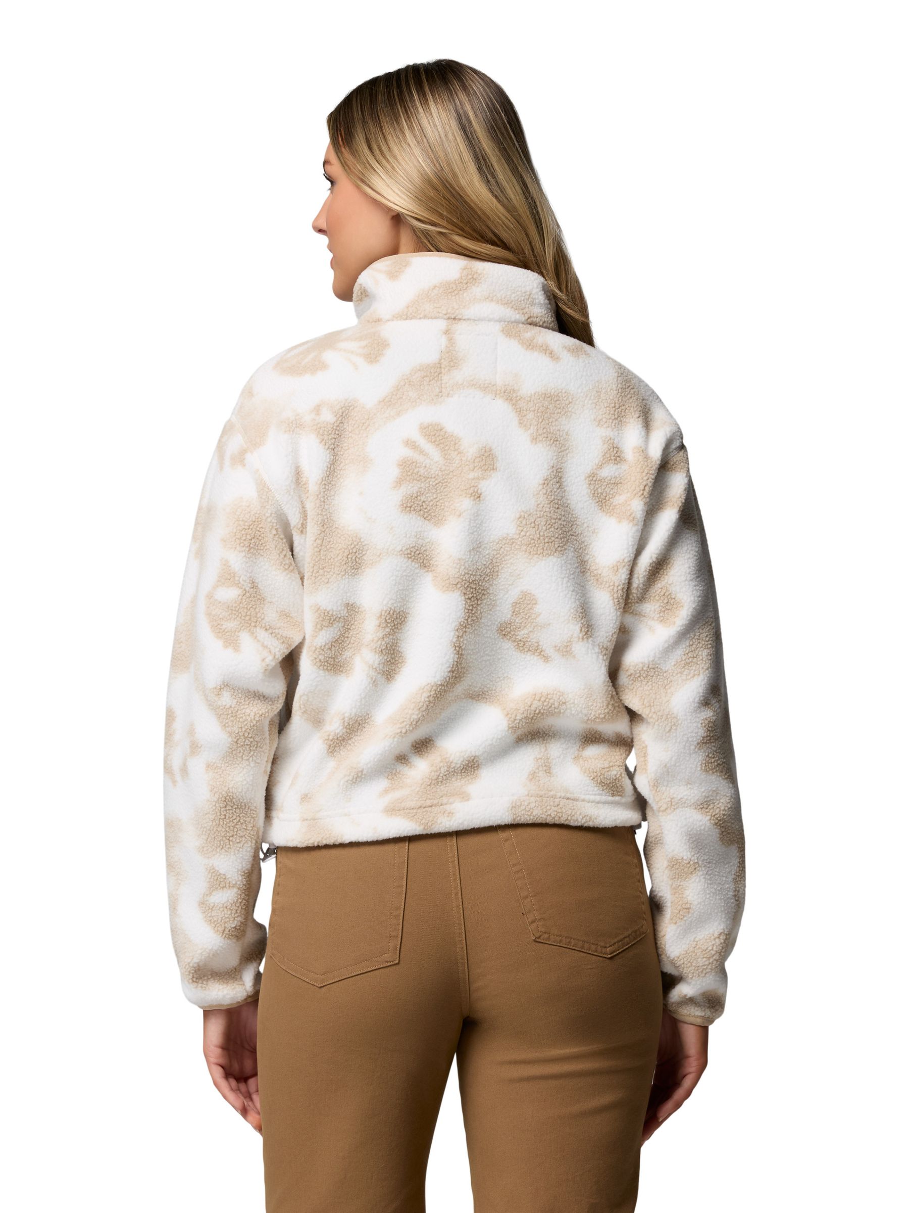 Buy Columbia Cream Helvetia™ II Printed Cropped Half Snap Fleece