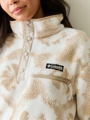 Columbia Cream Helvetia™ II Printed Cropped Half Snap Fleece - Image 4 of 5