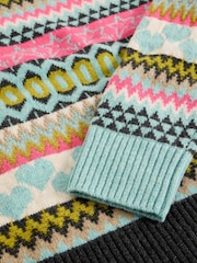 White Stuff Blue Phoebe Fairisle Jumper - Image 6 of 6