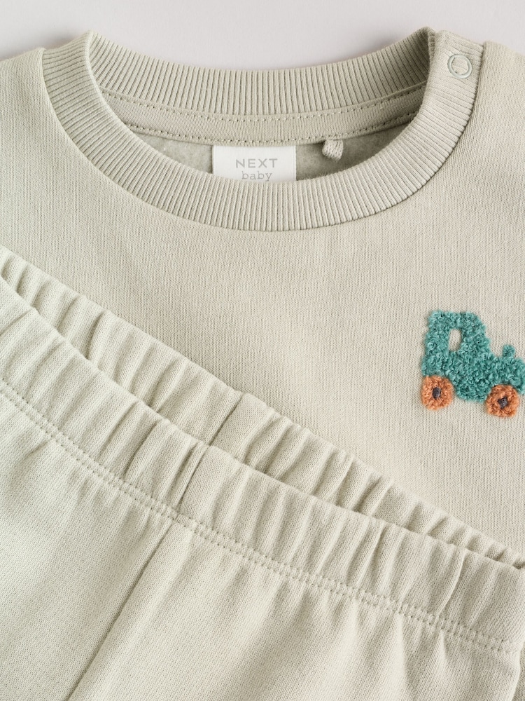 Sage Green Baby Sweater and Joggers Set (0mths-2yrs) - Image 20 of 20 Sage Green Baby Sweater and Joggers Set (0mths-2yrs) - Image 20 of 20