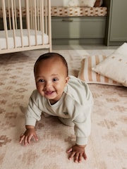 Sage Green Baby Sweater and Joggers Set (0mths-2yrs) - Image 3 of 20