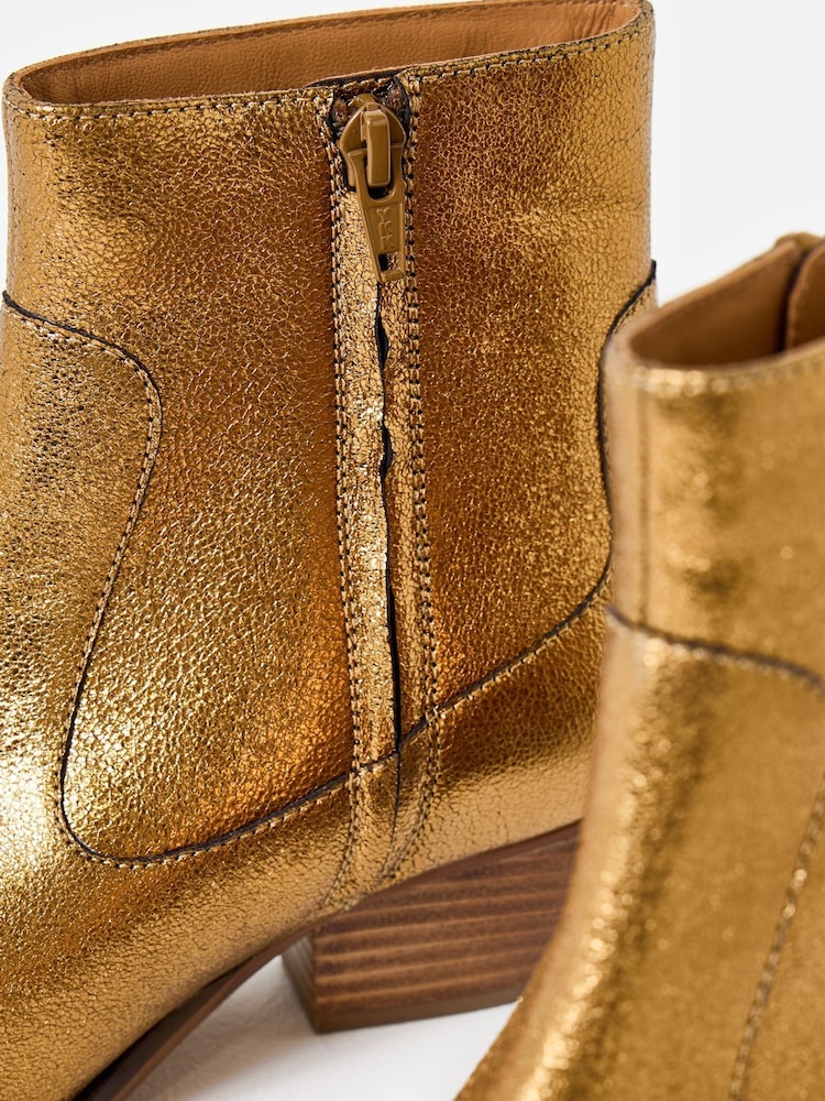 Oliver Bonas Metallic Western Cowboy Boots - Image 7 of 7 Oliver Bonas Metallic Western Cowboy Boots - Image 7 of 7