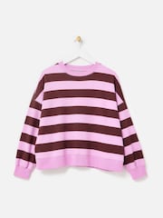 Oliver Bonas Washed Striped Sweatshirt - Bild 1 von 6