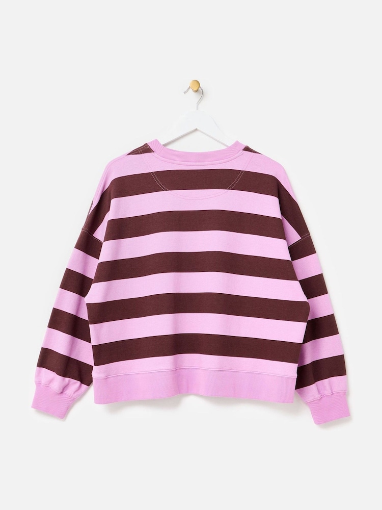 Oliver Bonas Washed Striped Sweatshirt - Bild 2 von 6